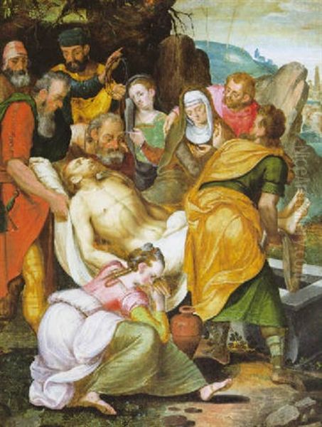 De Graflegging Oil Painting by Pieter Pourbus