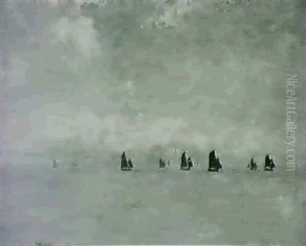 The Fleet Oil Painting by Francis, Sir Powell