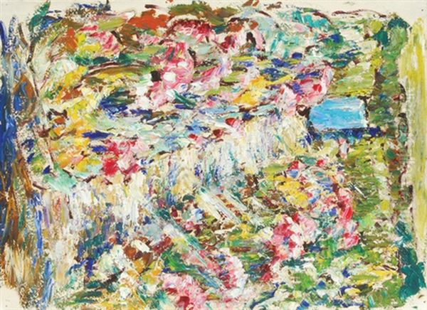 Pipers Front Garden (+ 2 Others; 3 Works) Oil Painting by Cyril Power