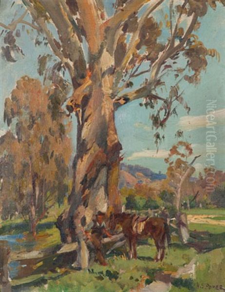 The Drover Oil Painting by Harold Septimus Power