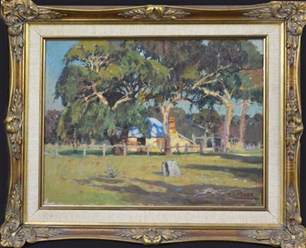 Blue Boy Oil Painting by Harold Septimus Power