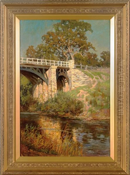 Stone Bridge Oil Painting by Harold Septimus Power