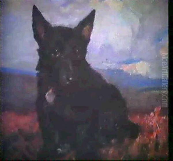 Jock Oil Painting by Harold Septimus Power