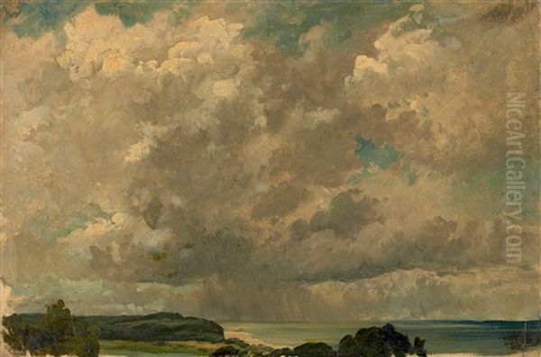 At The Baltic Sea Oil Painting by Friedrich, the younger Preller