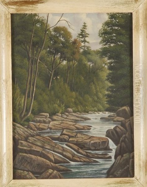 South Inlet, Raquette Lake Oil Painting by Levi Wells Prentice