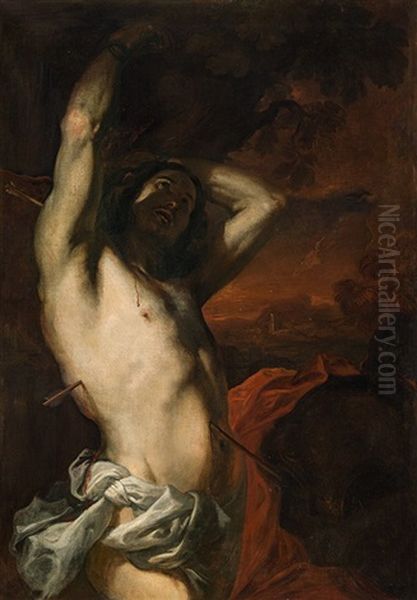 Saint Sebastian Oil Painting by Mattia Preti