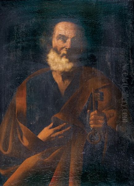 Heiliger Petrus Oil Painting by Mattia Preti