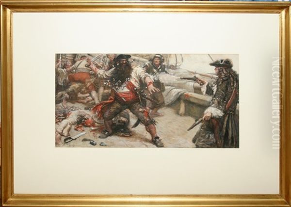 American 5 Oil Painting by Norman Mills Price