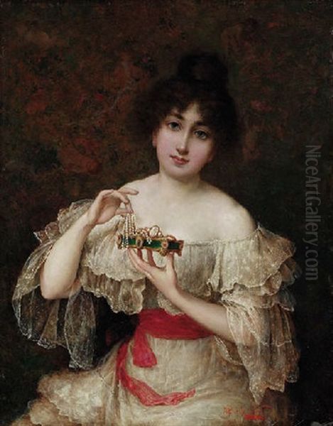 The Jewel Box Oil Painting by Alois Heinrich Priechenfried