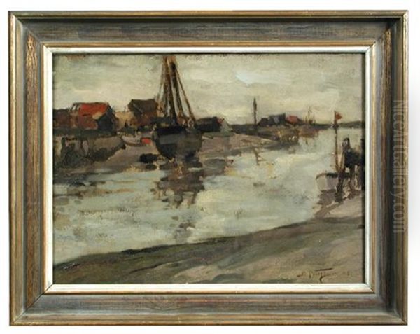 Walberswick, Suffolk Oil Painting by Bertram Walter Priestman