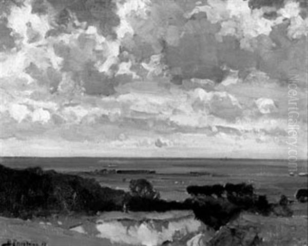 Englische Kustenlandschaft Oil Painting by Bertram Walter Priestman