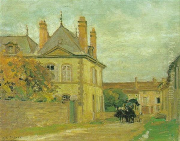 Le Chateau De Montmorency A Bourbonne Oil Painting by Rene Xavier Francois Prinet