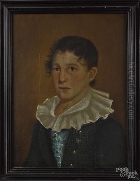 Portrait Of A Boy Oil Painting by William Matthew Prior