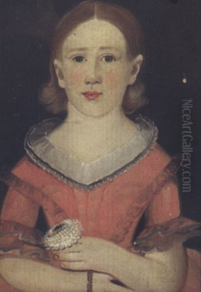 Portrait Of A Girl Oil Painting by William Matthew Prior