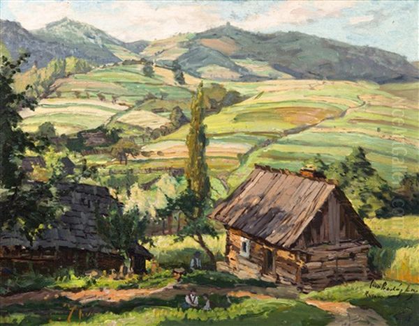 Rusava Oil Painting by Iaro Prochazka