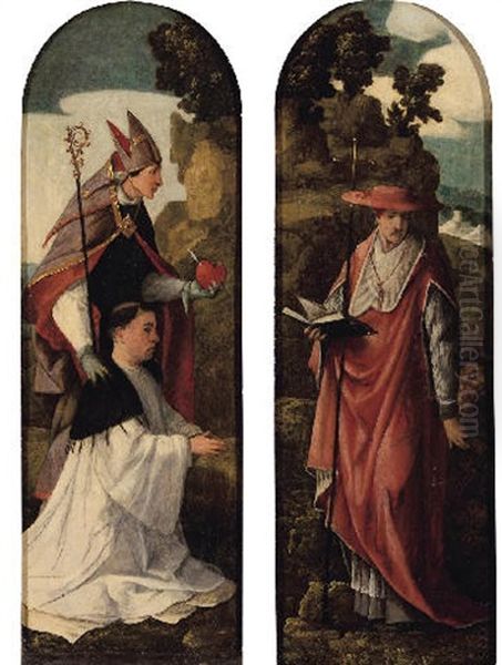 A Donor Presented By Saint Augustine Oil Painting by Jan Provoost