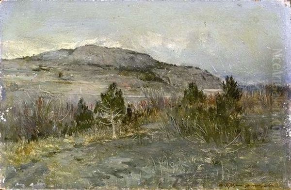 Blick In Eine Herbstliche Landschaft (insel Krim?) Oil Painting by Illarion Mikhailovich Pryanishnikov