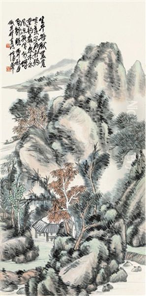 Landscape Oil Painting by  Pu Hua