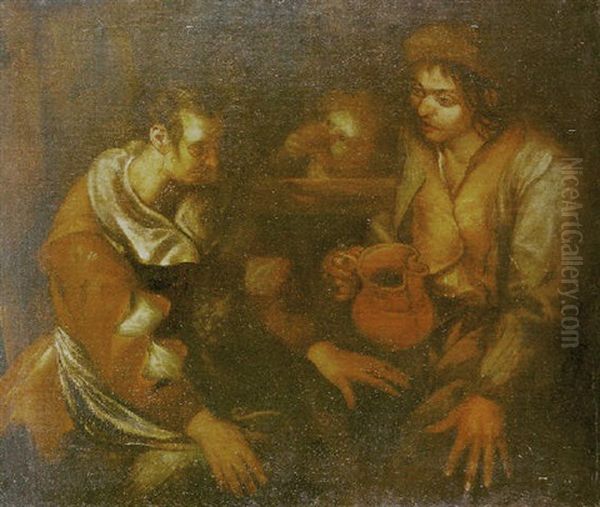 Interior De Cocina Oil Painting by Antonio Puga