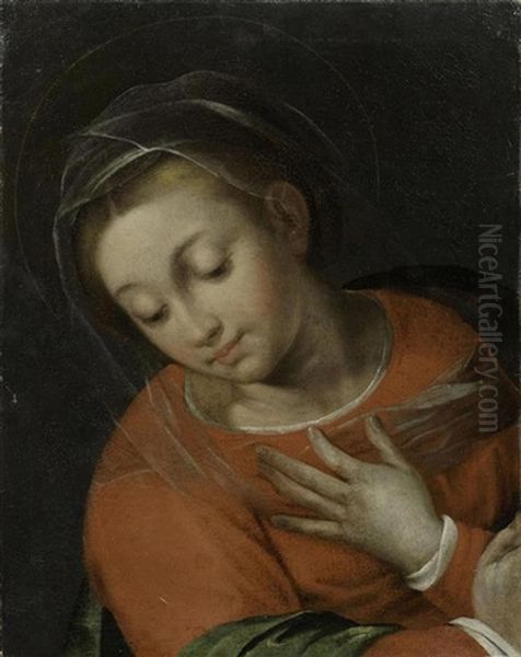 Jungfrau Maria Oil Painting by Scipione Pulzone