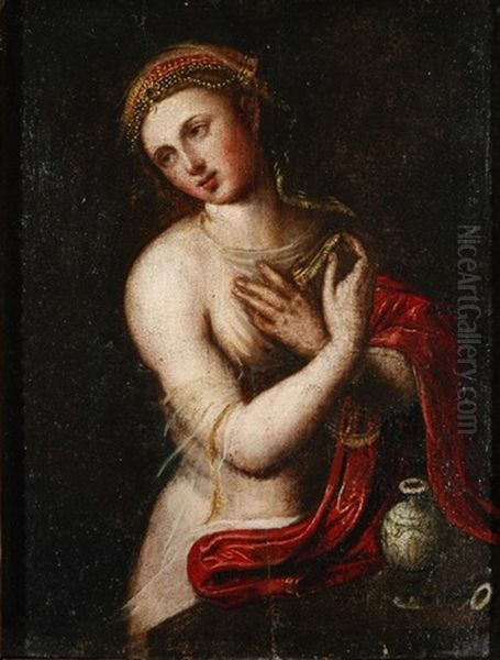 Maria Magdalena Oil Painting by Scipione Pulzone