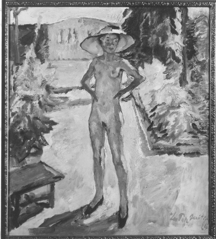 Im Garten Oil Painting by Leo Putz