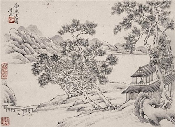 Landscape Oil Painting by  Qian Du