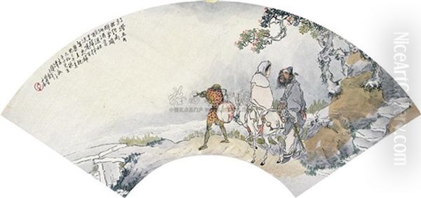 Figure Oil Painting by  Qian Hui'an