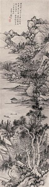 Landscape Oil Painting by  Qian Weiqiao