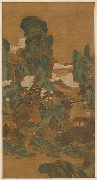 Landscape Oil Painting by Qiu Ying