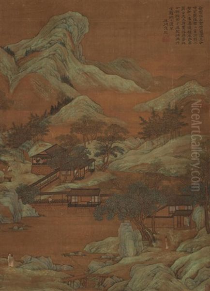 Landscape Oil Painting by Qiu Ying