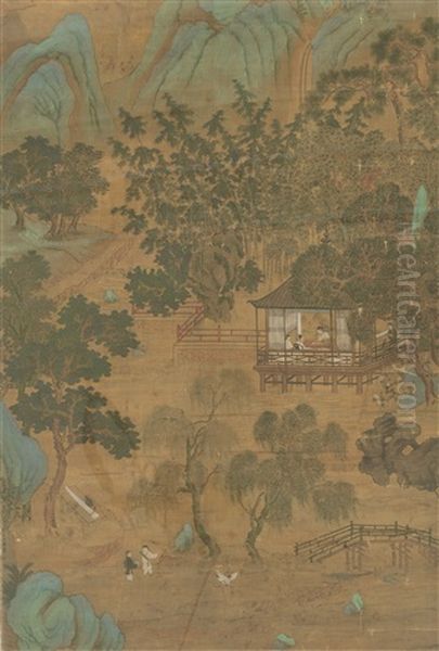 Landscape Oil Painting by Qiu Ying