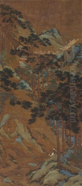 Landscape Oil Painting by Qiu Ying