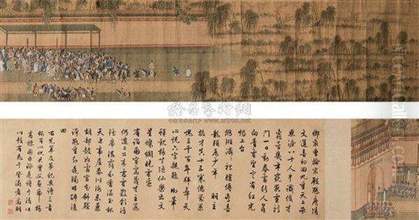 Landscape Oil Painting by Qiu Ying