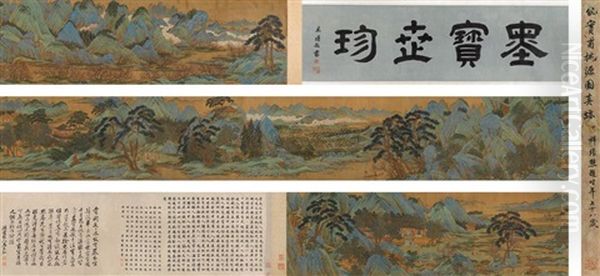 Taoyuan Oil Painting by Qiu Ying