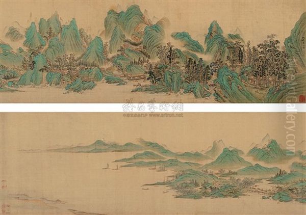 Landscape Oil Painting by Qiu Ying