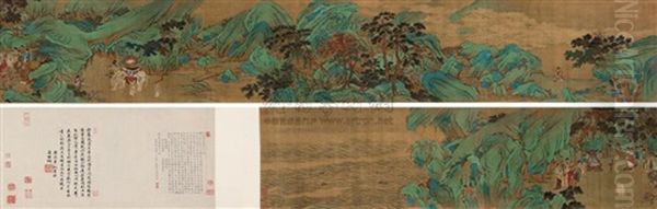 Untitled Oil Painting by Qiu Ying