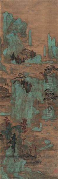 Scenery Oil Painting by Qiu Ying