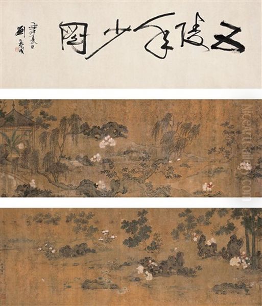 Figure Oil Painting by Qiu Ying