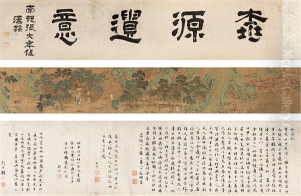 Landscape Oil Painting by Qiu Ying