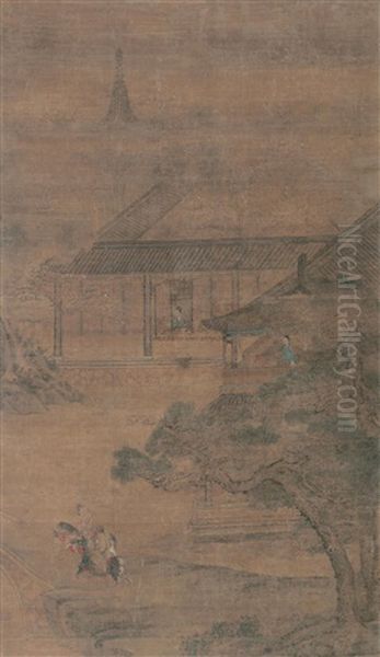 Landscape Oil Painting by Qiu Ying