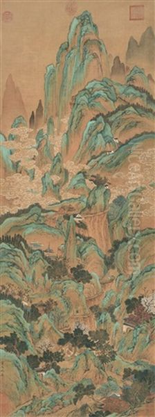 Landscape Oil Painting by Qiu Ying