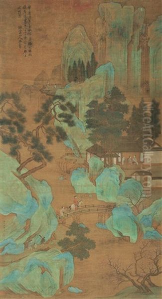 Landscape Oil Painting by Qiu Ying