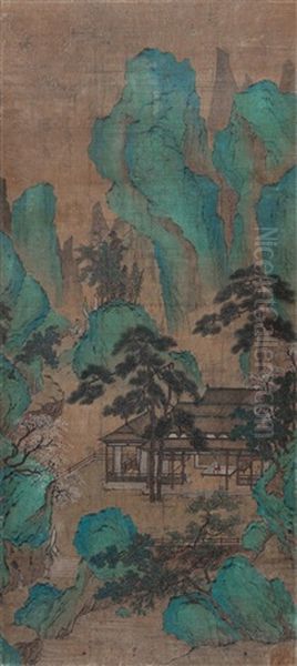 Untitled Oil Painting by Qiu Ying