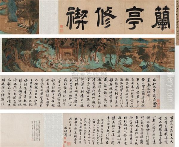 Untitled Oil Painting by Qiu Ying