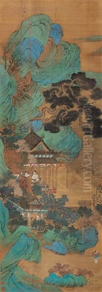 Landscape Oil Painting by Qiu Ying