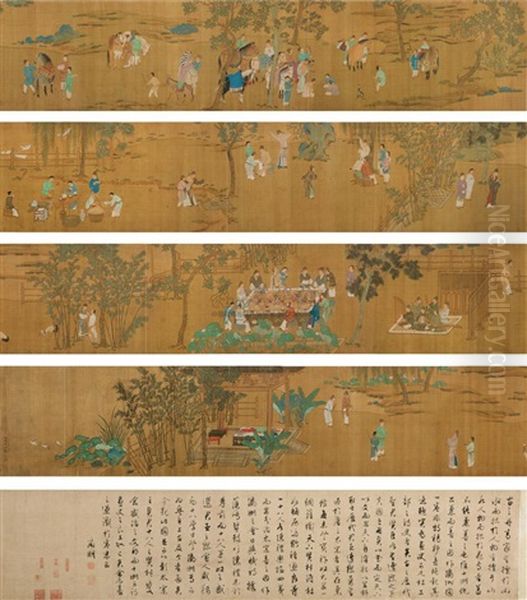 Landscape Oil Painting by Qiu Ying