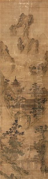 Landscape Oil Painting by Qiu Ying