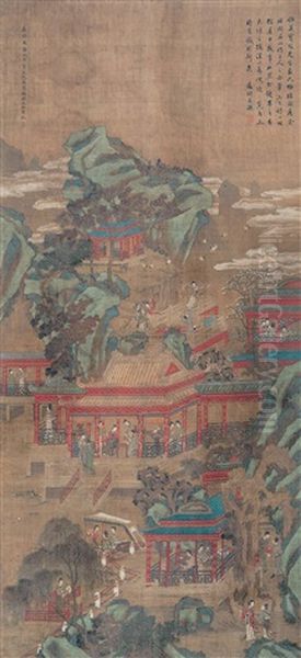 Landscape Oil Painting by Qiu Ying