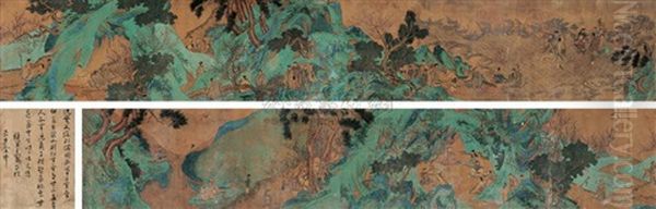 Gods Oil Painting by Qiu Ying